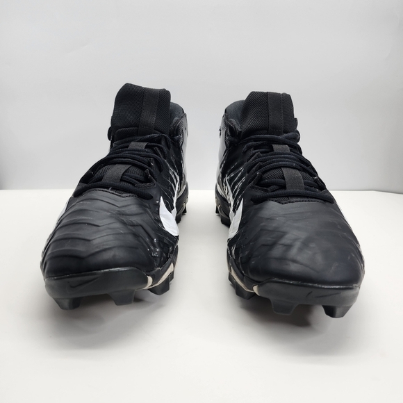 Nike Alpha Menace Shark 2 Football Cleats Mens 14 Shoes Black BV0146-001 - Picture 4 of 16